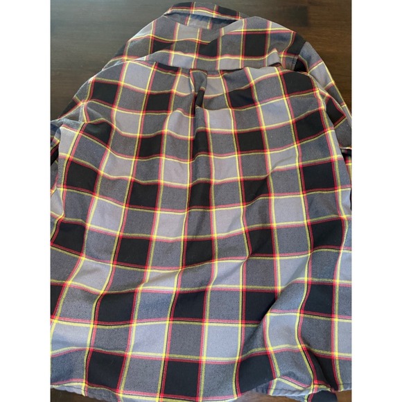 Dixxon Flannel Co Hatebreed Under The Knife Plaid Shirt Mens Grey Red Black - Picture 13 of 16
